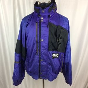 Men's Purple and Black Ski Jacket